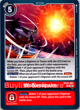 Wolkenapalm [BT23-091 C] [Hackers' Slumber]