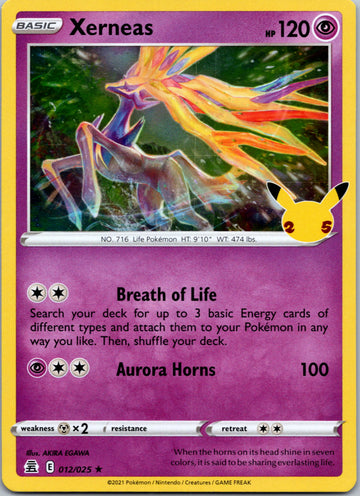 Xerneas [012/025] [Celebrations] Holofoil