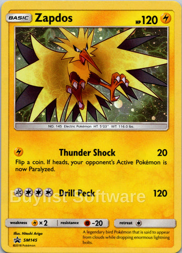 Zapdos [SM145] [SM Promos] Holofoil