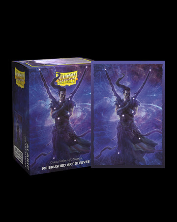 100ct Dragon Shield Brushed Art Sleeves:  Alaric Constellations (Standard Size)