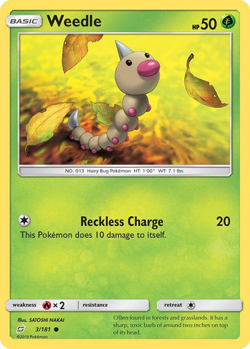 Weedle (3) [3/181] [Team Up]