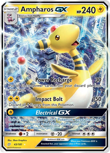 Ampharos GX [43/181] [Team Up] Holofoil