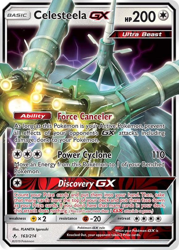 Celesteela GX [163/214] [Unbroken Bonds] Holofoil
