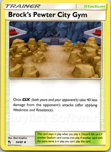 Brock's Pewter City Gym [54/68] [Hidden Fates]
