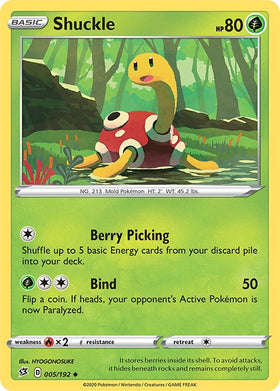 Shuckle [005/192] [Rebel Clash] Reverse Holofoil