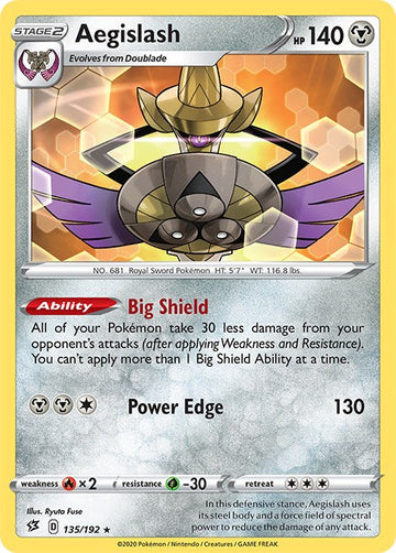 Aegislash [135/192] [Rebel Clash]