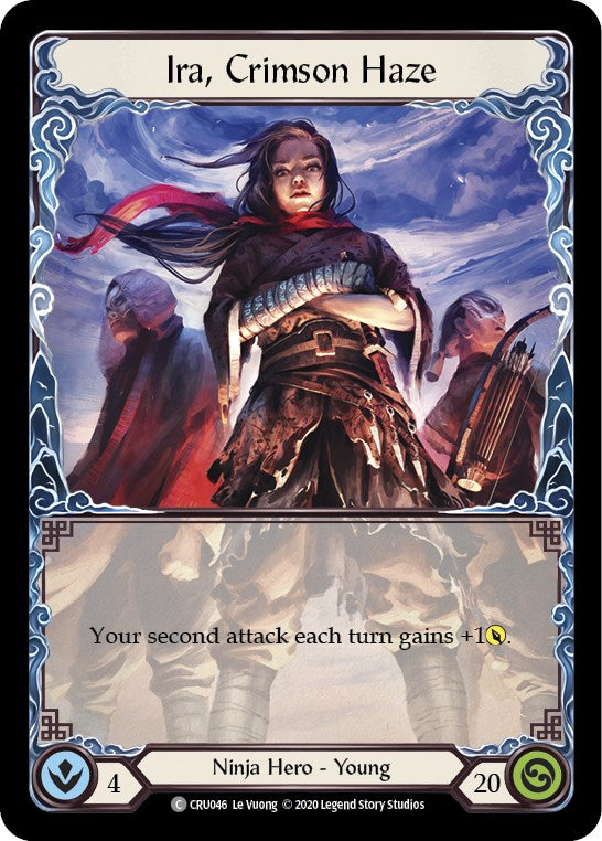 Ira, Crimson Haze (Rainbow Foil) [CRU046-RF] Unlimited Rainbow Foil