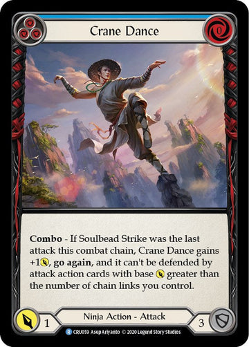 Crane Dance (Blue) [CRU059] [Crucible of War] Unlimited Edition Normal