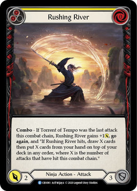 Rushing River (Yellow) [CRU061] [Crucible of War] 1st Edition Normal