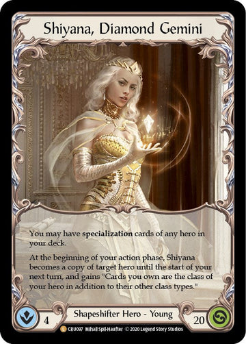 Shiyana, Diamond Gemini [CRU097] [Crucible of War] Unlimited Edition Rainbow Foil