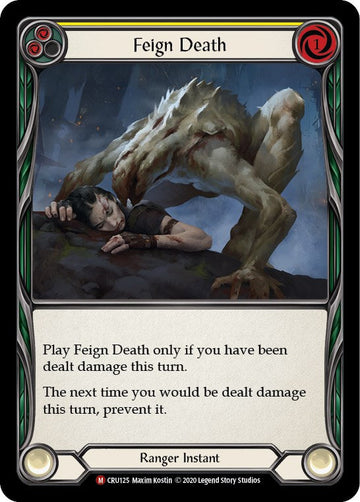 Feign Death [CRU125] [Crucible of War] Unlimited Edition Rainbow Foil