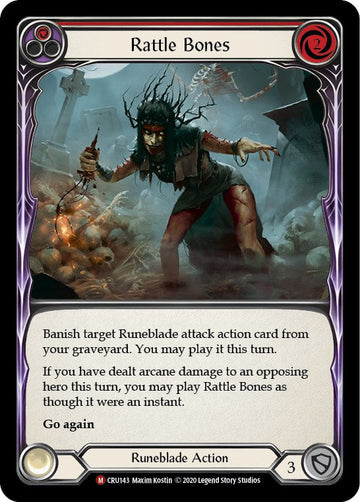 Rattle Bones [CRU143] [Crucible of War] Unlimited Edition Rainbow Foil