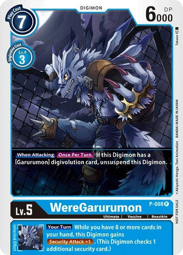 WereGarurumon - P-008 [P-008 P] [Digimon Promotion Cards] Foil