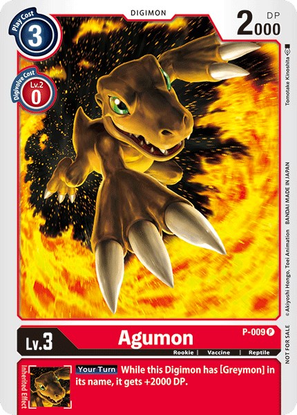 Agumon - P-009 [P-009 P] [Digimon Promotion Cards] Foil