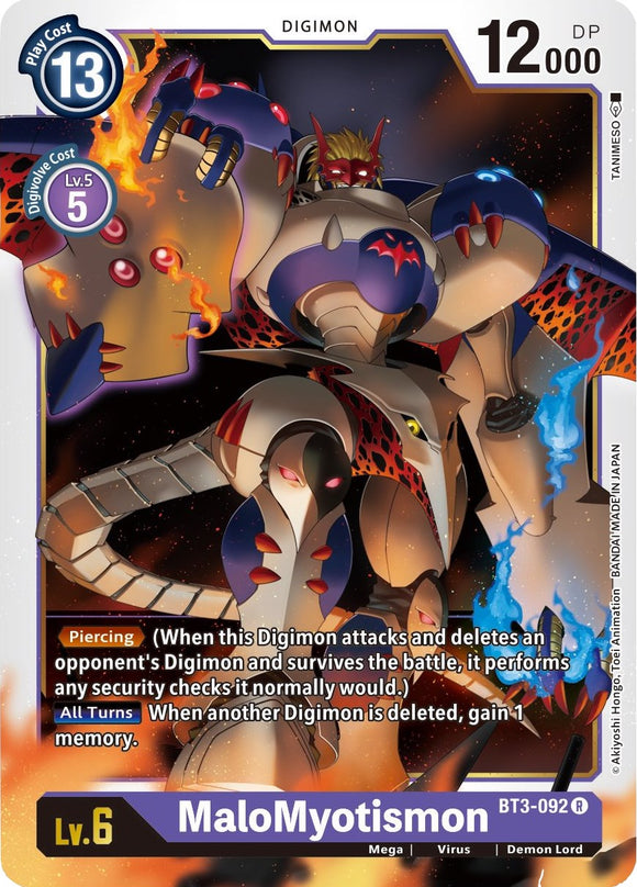 MaloMyotismon [BT3-092 R] [Release Special Booster 1.5]