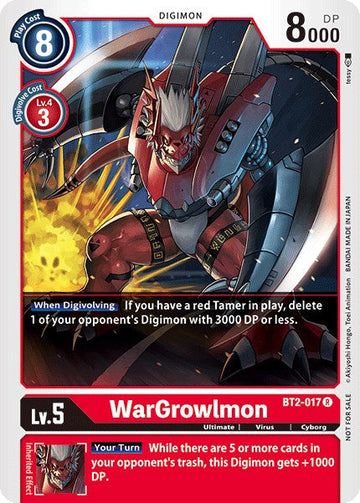 WarGrowlmon - BT2-017 (Official Tournament Pack Vol.2) [BT2-017 R] [Release Special Booster 1.0]