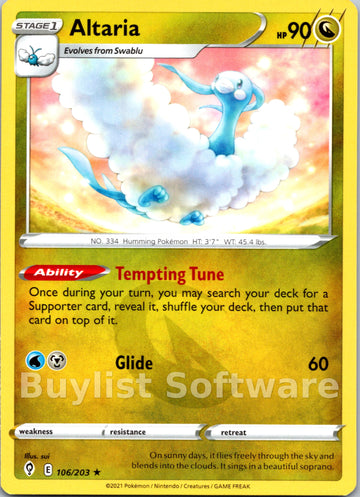 Altaria [106/203] [Evolving Skies]
