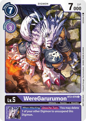 WereGarurumon - BT2-078 (Official Tournament Pack Vol.3) [BT2-078 C] [Release Special Booster 1.0]