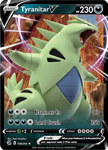 Tyranitar V [158/264] [Fusion Strike] Holofoil