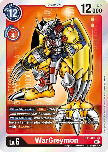WarGreymon [EX1-009 SR] [Classic Collection] Foil
