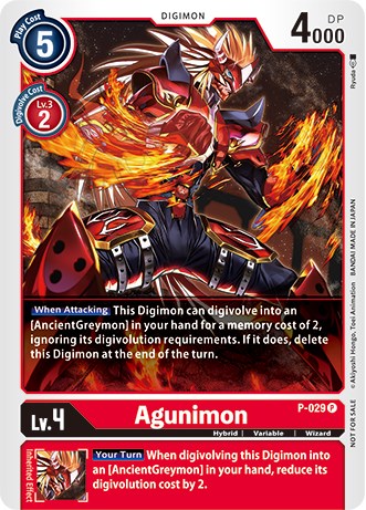 Agunimon - P-029 [P-029 P] [Revision Pack Cards]