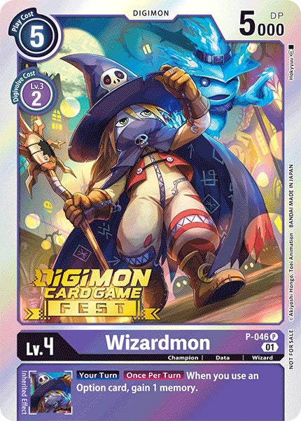 Wizardmon (Digimon Card Game Fest 2022) [P-046 P] [Digimon Promotion Cards] Foil