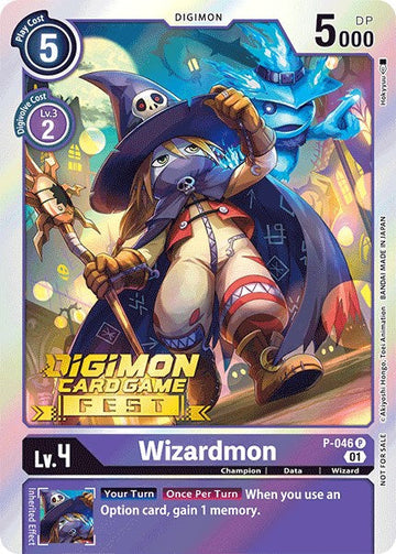 Wizardmon (Digimon Card Game Fest 2022) [P-046 P] [Digimon Promotion Cards] Foil
