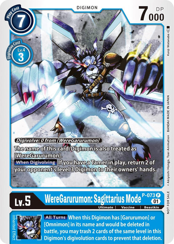 WereGarurumon: Sagittarius Mode [P-073 P] [Digimon Promotion Cards] Foil