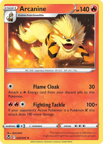 Arcanine [020/195] [Silver Tempest]