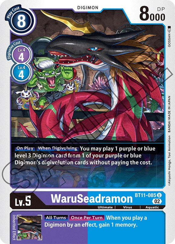 WaruSeadramon [BT11-085 U] [Dimensional Phase] Foil