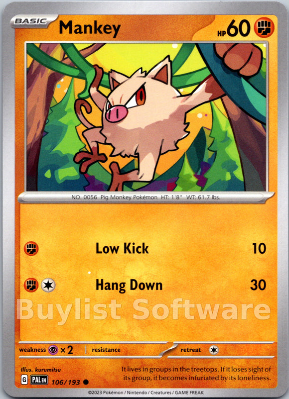 Mankey [106/193] [Paldea Evolved]