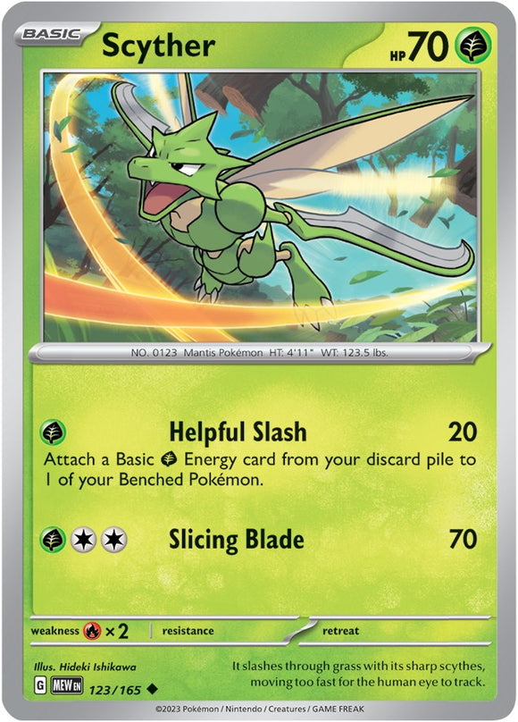 Scyther [123/165] [Scarlet & Violet 151] Reverse Holofoil