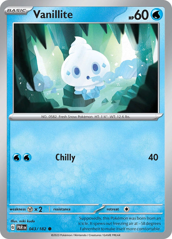 Vanillite [043/182] [Paradox Rift] Reverse Holofoil