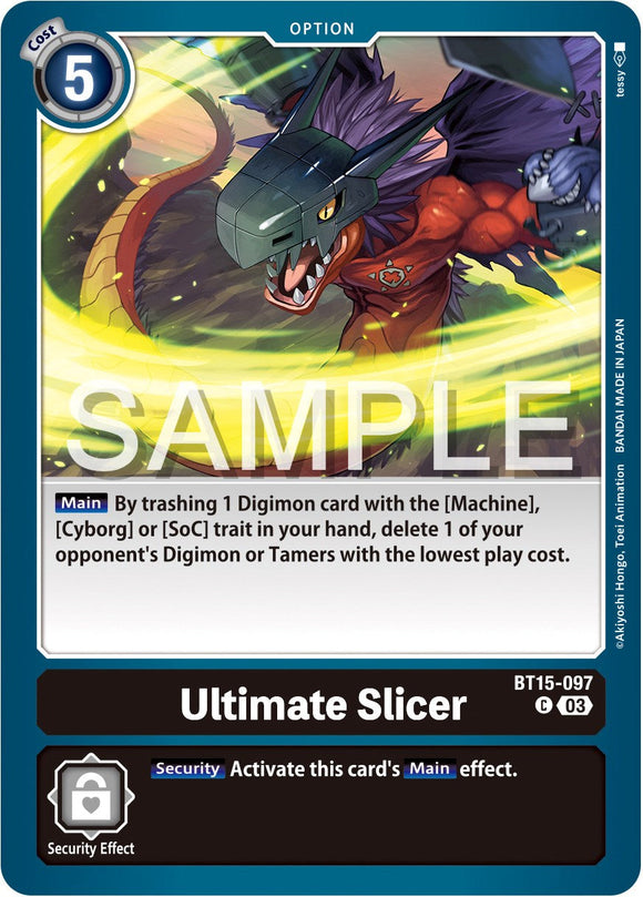 Ultimate Slicer [BT15-097 C] [Exceed Apocalypse]