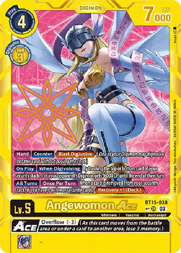 Angewomon ACE (Special Rare) [BT15-038 SP] [Exceed Apocalypse] Foil