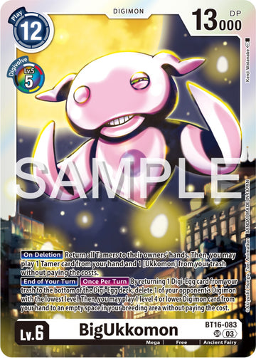 BigUkkomon [BT16-083 SR] [Beginning Observer] Foil