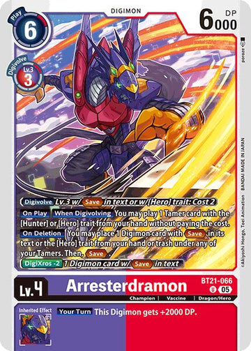 Arresterdramon [BT21-066 U] [World Convergence]