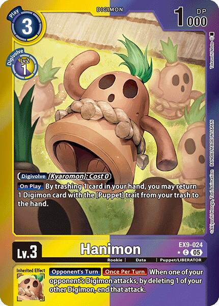 Hanimon (Limited Foil) [EX9-024 C] [Versus Monsters] Foil