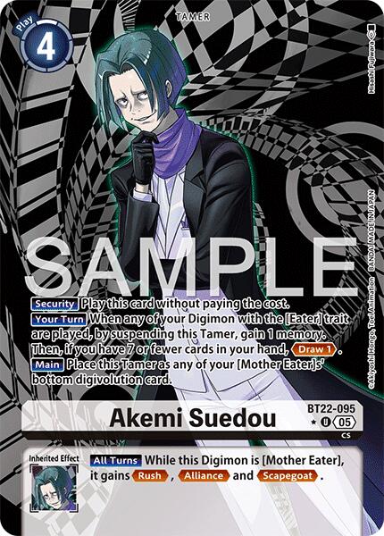 Akemi Suedou (Alternate Art) [BT22-095 U] [Cyber Eden] Foil