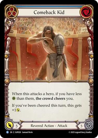 Comeback Kid (Blue) [SUP029] [Super Slam] Rainbow Foil