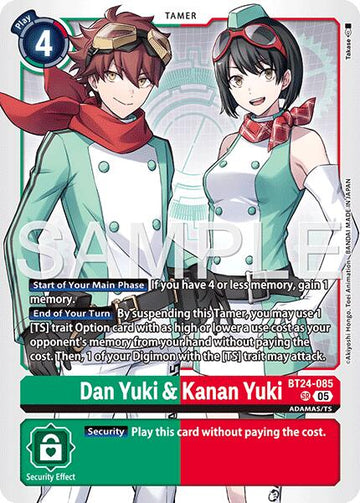 Dan Yuki & Kanan Yuki [BT24-085] [Time Stranger] Foil