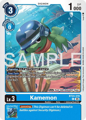 Kamemon [BT24-019 C] [Time Stranger]
