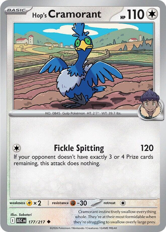 Hop's Cramorant [177/217] [Ascended Heroes] Reverse Holofoil