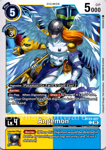 Angemon [BT23-027 C] [Hackers' Slumber]