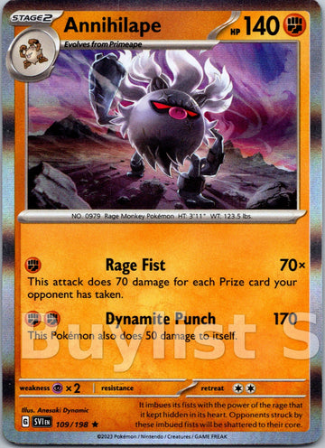 Annihilape [109/198] [Scarlet & Violet Base Set] Holofoil