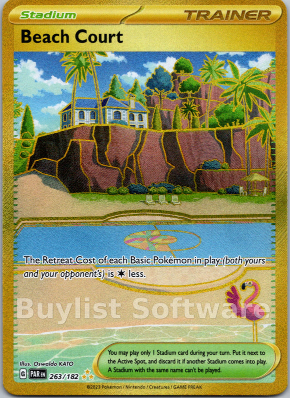Beach Court [263/182] [Paradox Rift] Holofoil