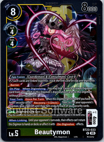 Beautymon [BT23-033 R] [Hackers' Slumber] Foil