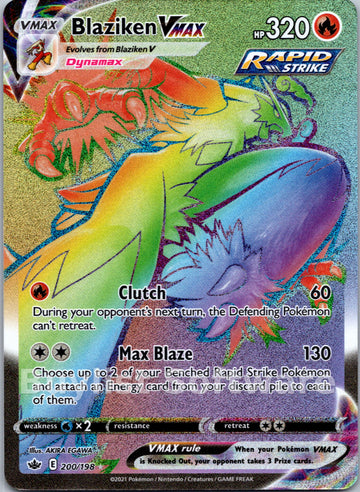 Blaziken VMAX [200/198] [Chilling Reign] Holofoil