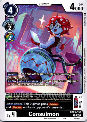 Consulmon [BT23-052 C] [Hackers' Slumber]