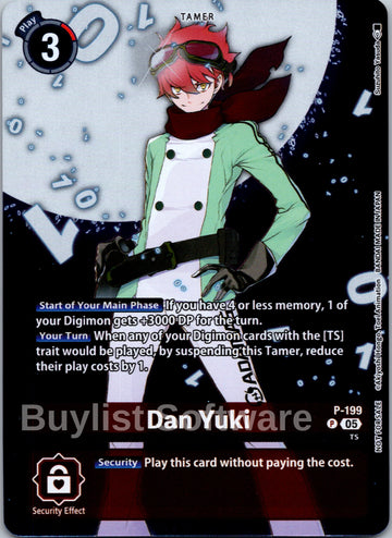 Dan Yuki (Digimon Story: Time Stranger Promo Pack) [P - 199] [Digimon Promotion Cards] Foil